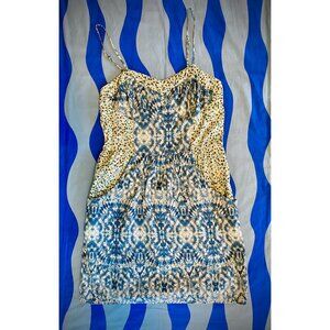 Indigo Tye Die Summer Dress w/ Pockets